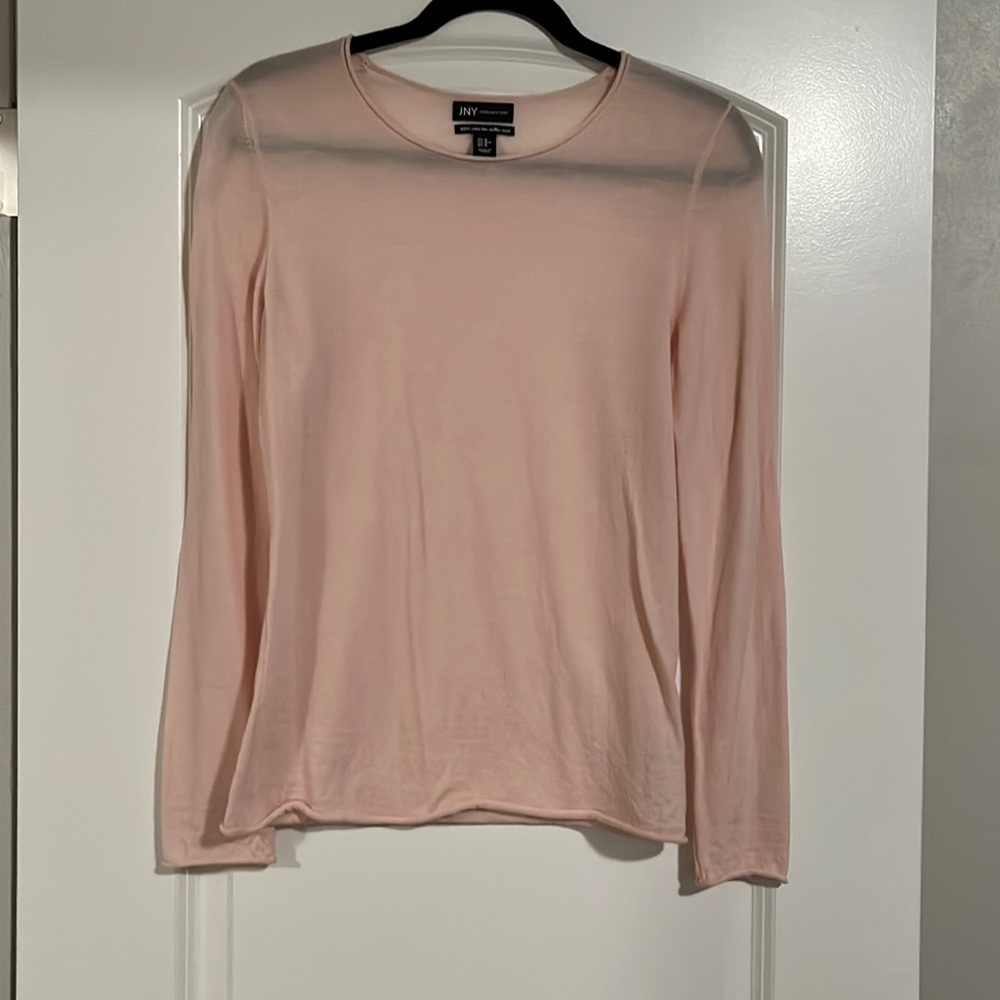 Extra fine merino wool light sweater size medium. hand wash cold. Like new